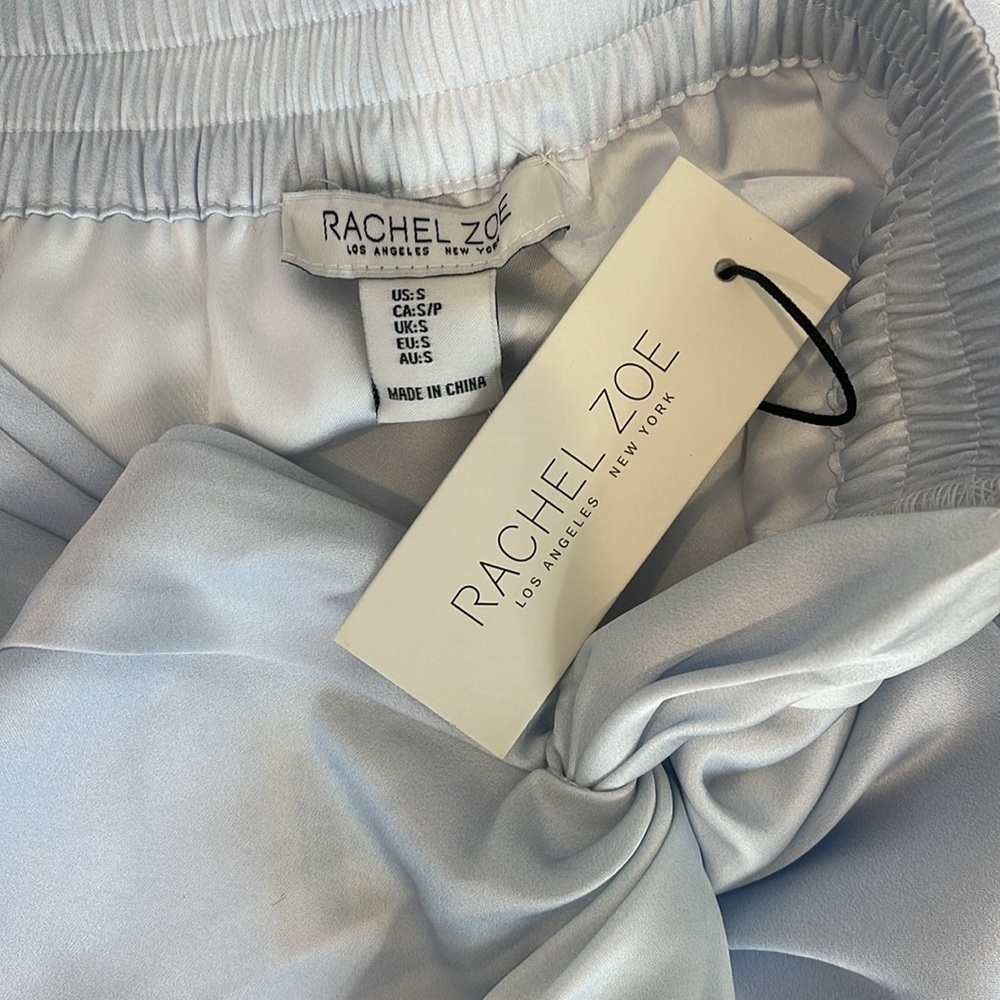 Rachel Zoe Side slit sky print/bird long skirt - Picture 5 of 7